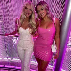 Revolve Pink Latex Mini